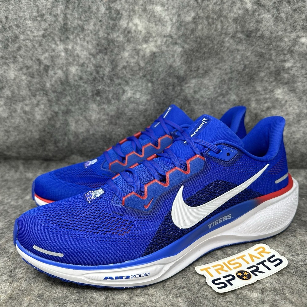 TSU Tigers Shoes Mens Size 12 Nike Zoom Pegasus 41 Running Blue Tennessee State